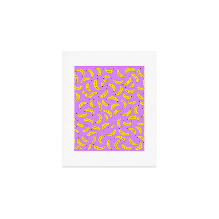 Banana Pattern Art Print Gallery Image 1