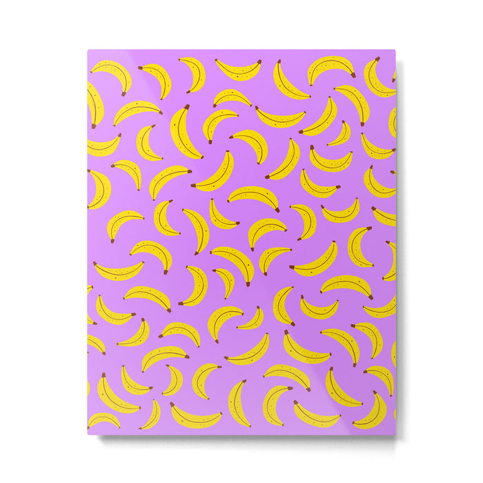 Banana Pattern Metal Print Gallery Image 1