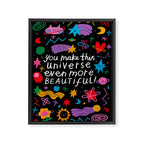 Beautiful Universe Framed Canvas Print Gallery Image 6