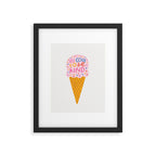 Cool to be Kind Ice Cream Framed Art Print Gallery Image 5