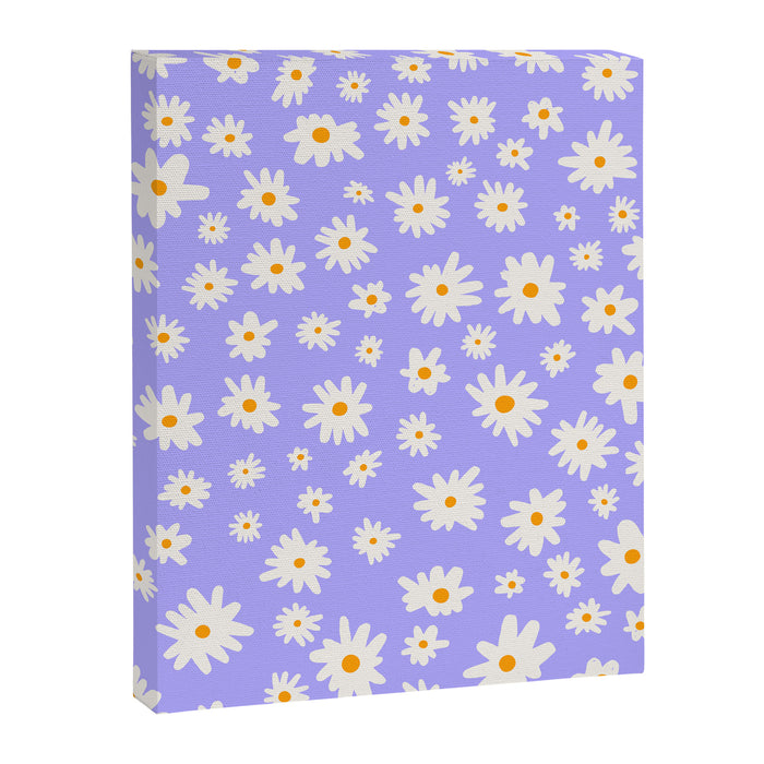 Daisy Pattern Canvas Print Gallery Image 1
