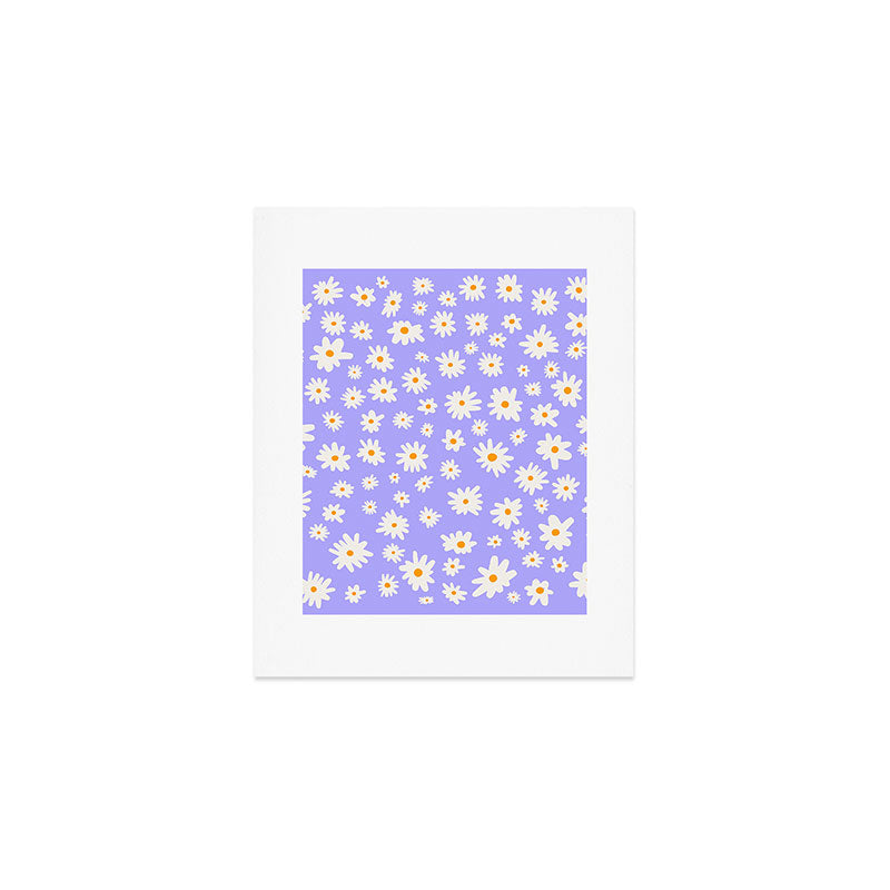 Daisy Pattern Art Print Gallery Image 1