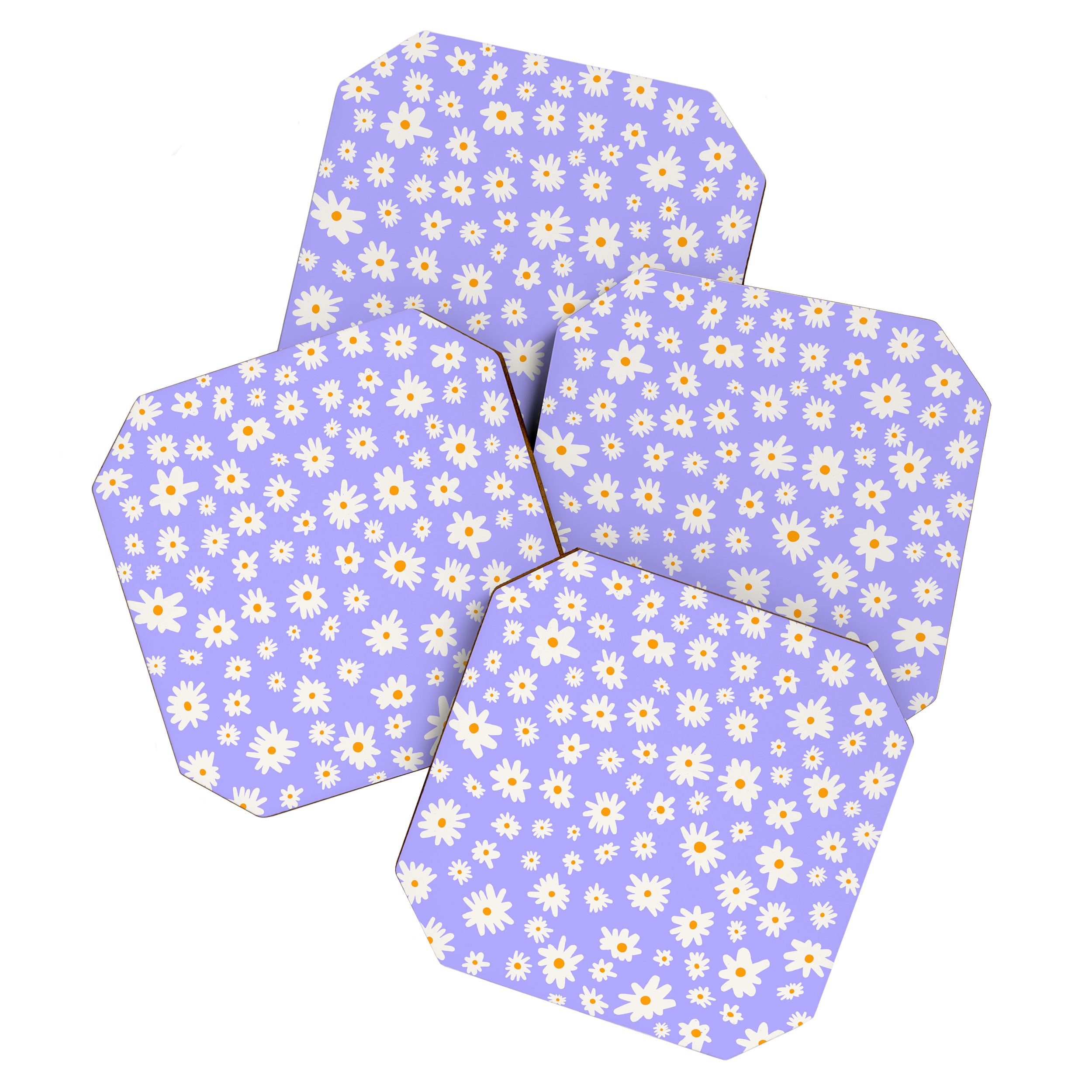 Daisy Pattern Coaster Gallery Image 1