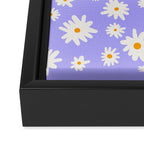 Daisy Pattern Framed Canvas Print Gallery Image 3