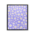 Daisy Pattern Framed Canvas Print Gallery Image 8