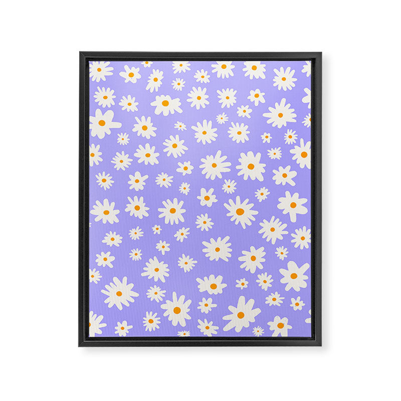 Daisy Pattern Framed Canvas Print Gallery Image 8