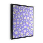 Daisy Pattern Framed Canvas Print Gallery Image 2