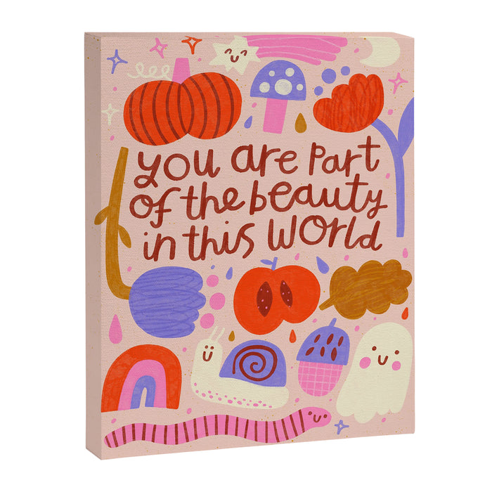 Forest Friends Quote Canvas Print Gallery Image 1