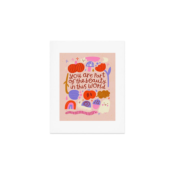 Forest Friends Quote Art Print Gallery Image 1