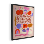 Forest Friends Quote Framed Canvas Print Gallery Image 2