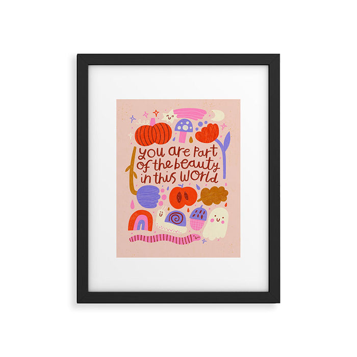 Forest Friends Quote Framed Art Print Gallery Image 1