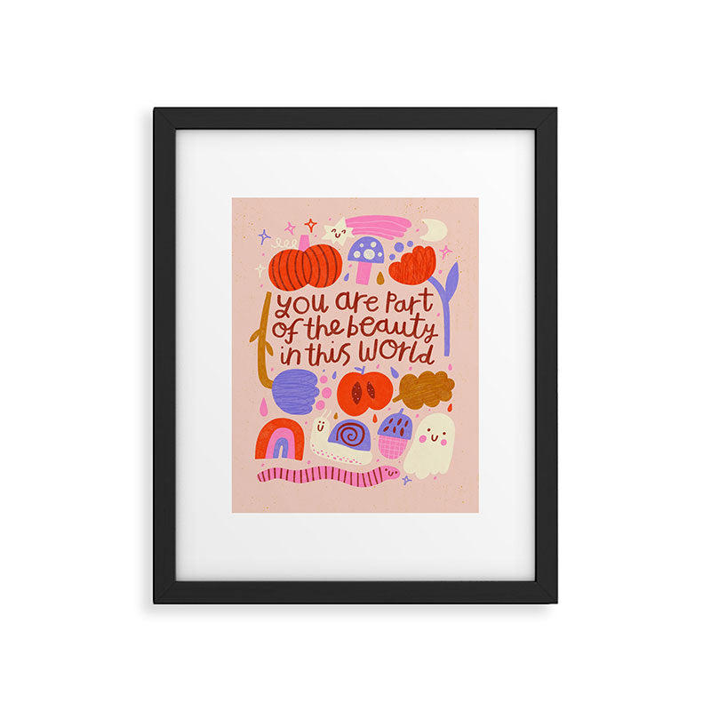 Forest Friends Quote Framed Art Print Gallery Image 5