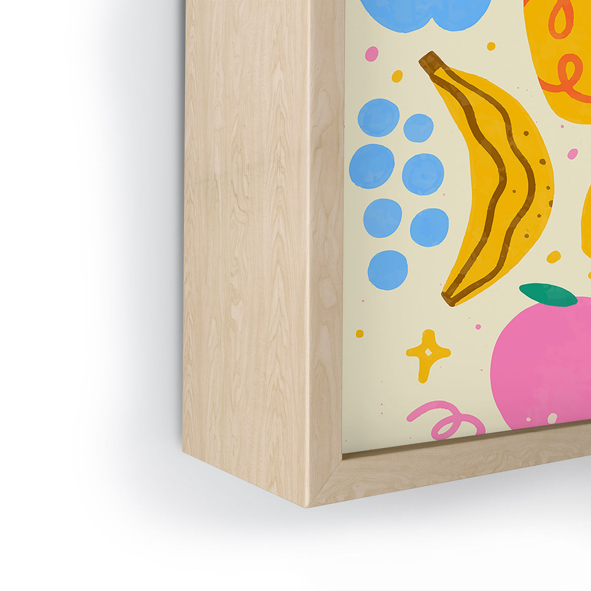 Fun Rainbow Fruit Pattern Mini Art Print Gallery Image 3