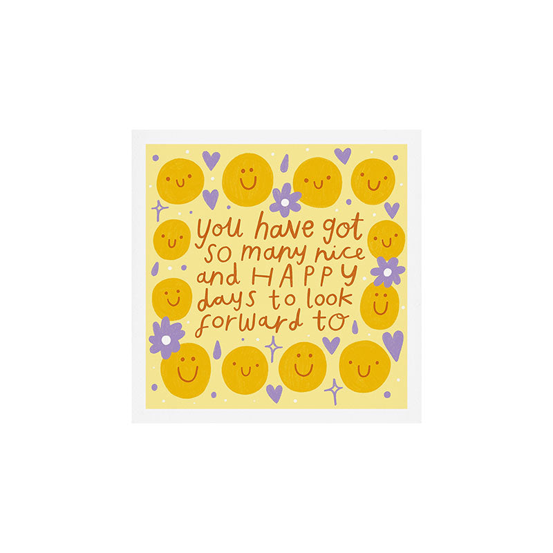 Happy days  Art Print