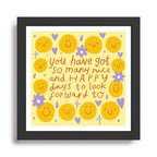 Happy days  Framed Art Print Gallery Image 1