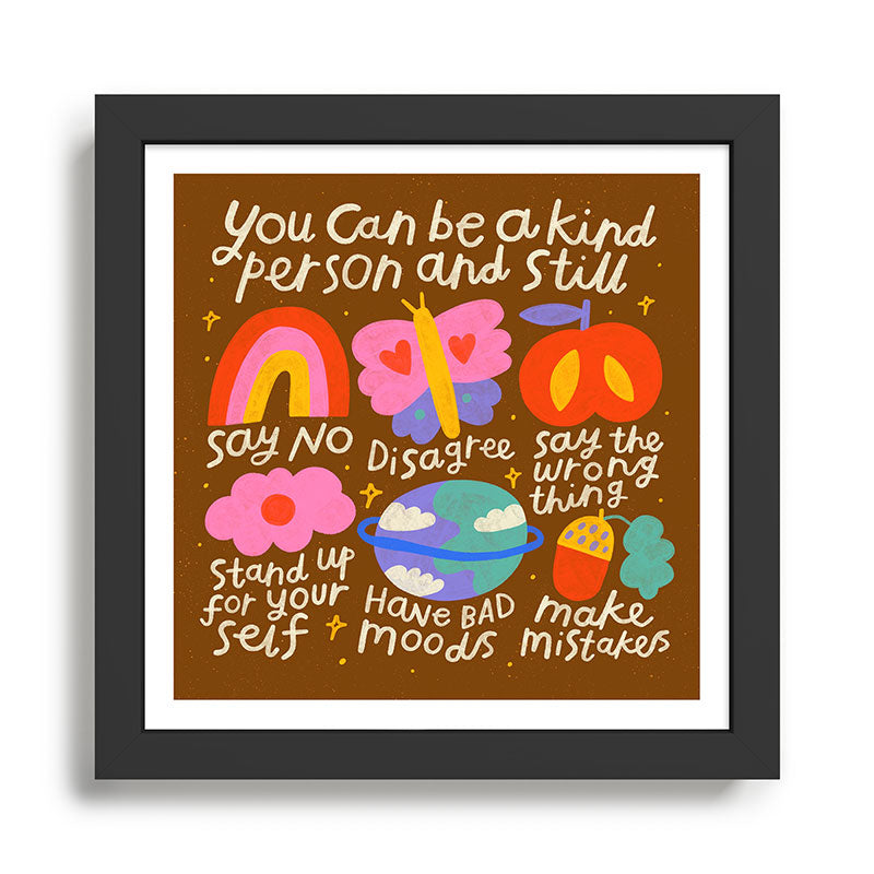 Kindness Framed Art Print Gallery Image 1