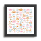 Mystical Eyes Framed Art Print Gallery Image 1