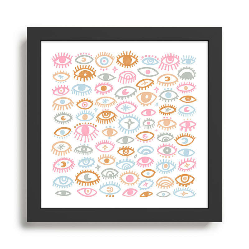 Mystical Eyes Framed Art Print Gallery Image 1