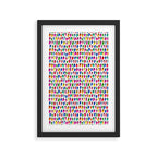 Rainbow Strawberries Framed Art Print Gallery Image 2