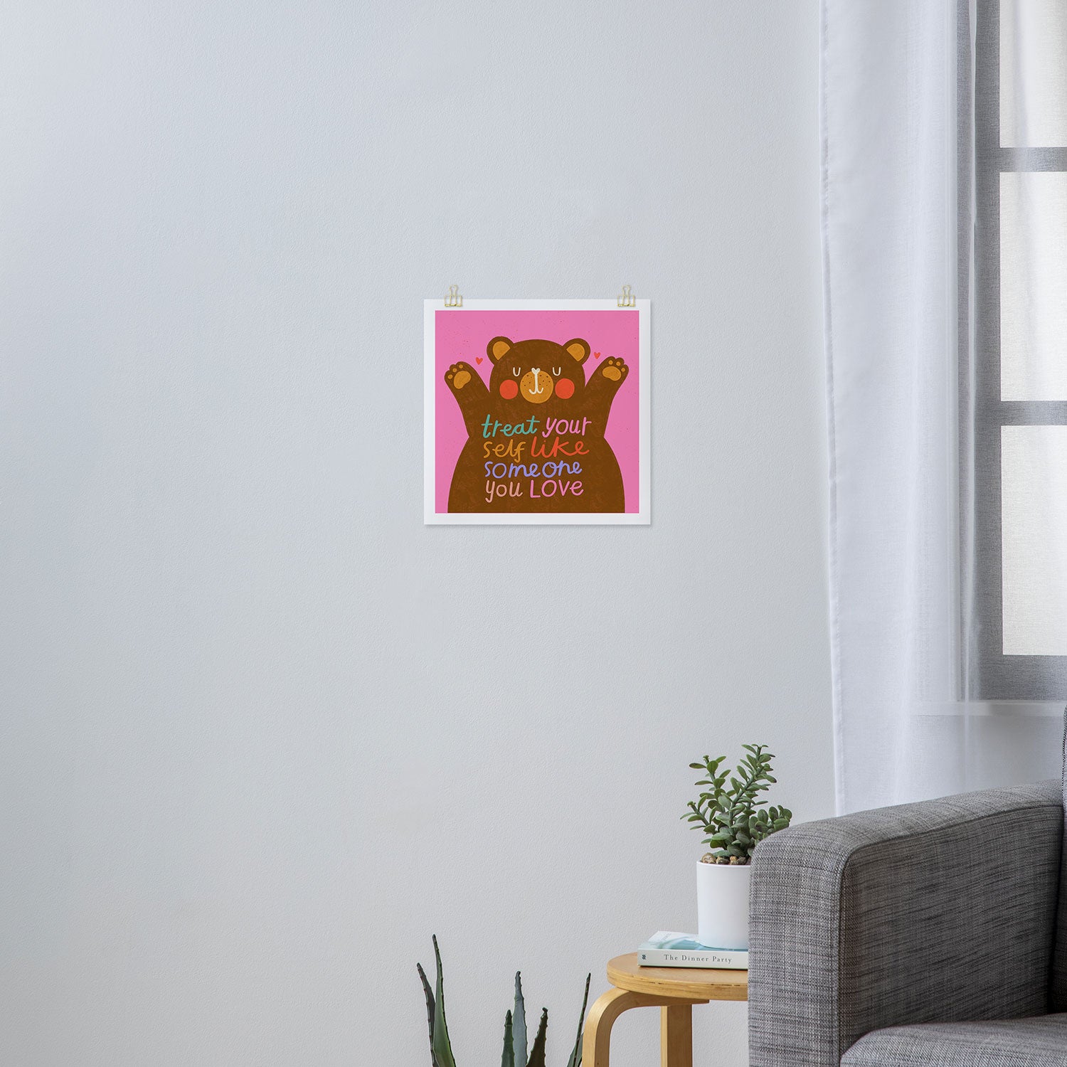 Self Love Bear Art Print Gallery Image 3