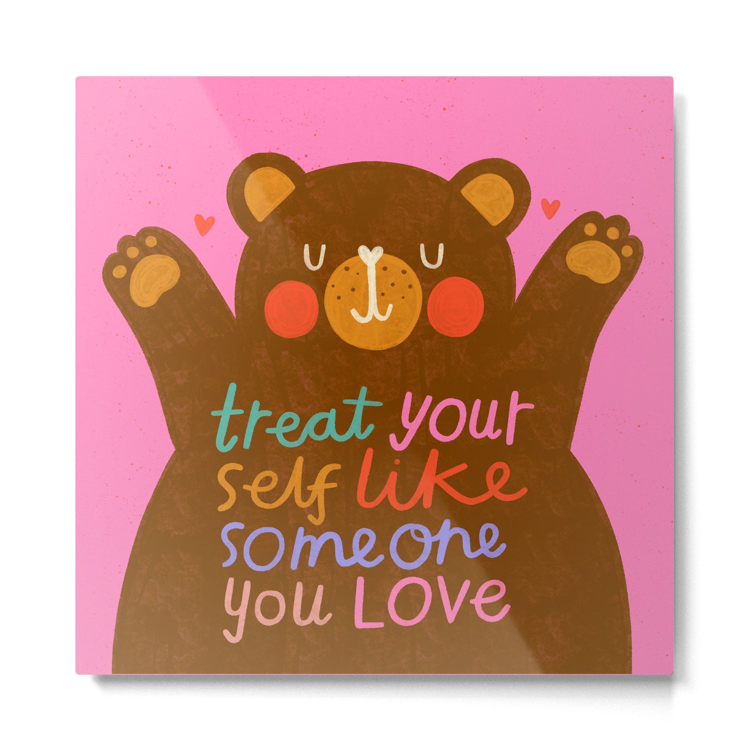 Self Love Bear Metal Print Gallery Image 2
