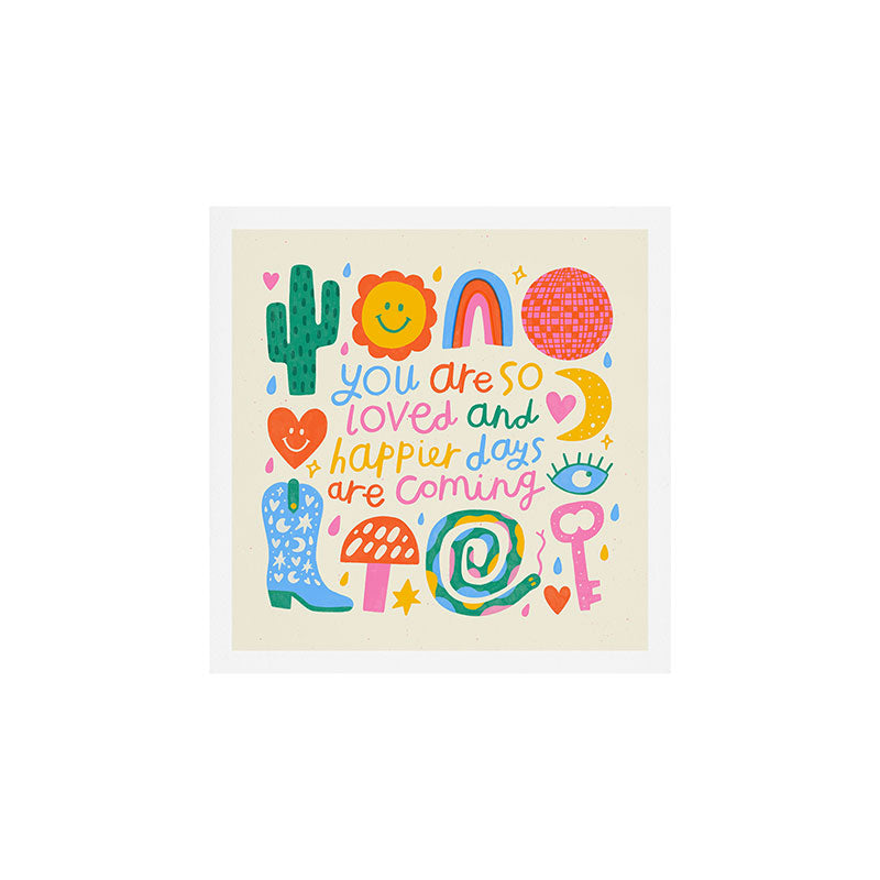 Wild West Happy Positive Quote Art Print Gallery Image 1
