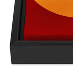 Burnt Umber - Abstract Autumn Sunset Framed Canvas Print Gallery Image 3