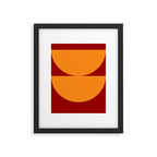 Burnt Umber - Abstract Autumn Sunset Framed Art Print Gallery Image 5