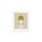 Contemporary Composition 05 - Golden Lime Art Print Gallery Image 1