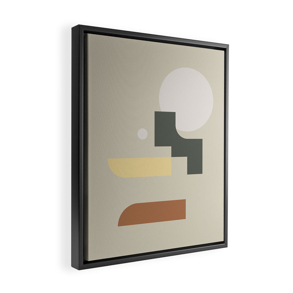 Contemporary Composition 19 Framed Canvas Print Gallery Image 2