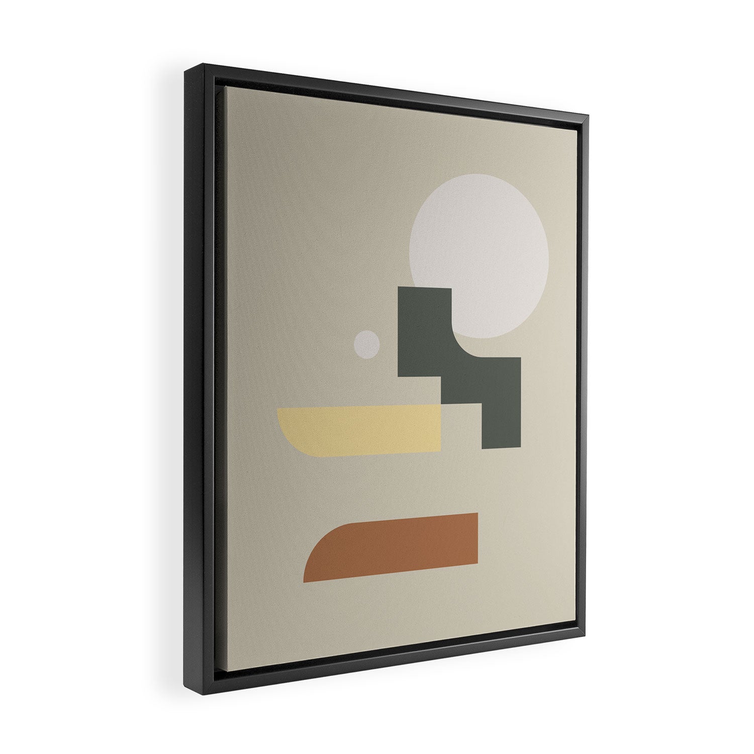 Contemporary Composition 19 Framed Canvas Print Gallery Image 2