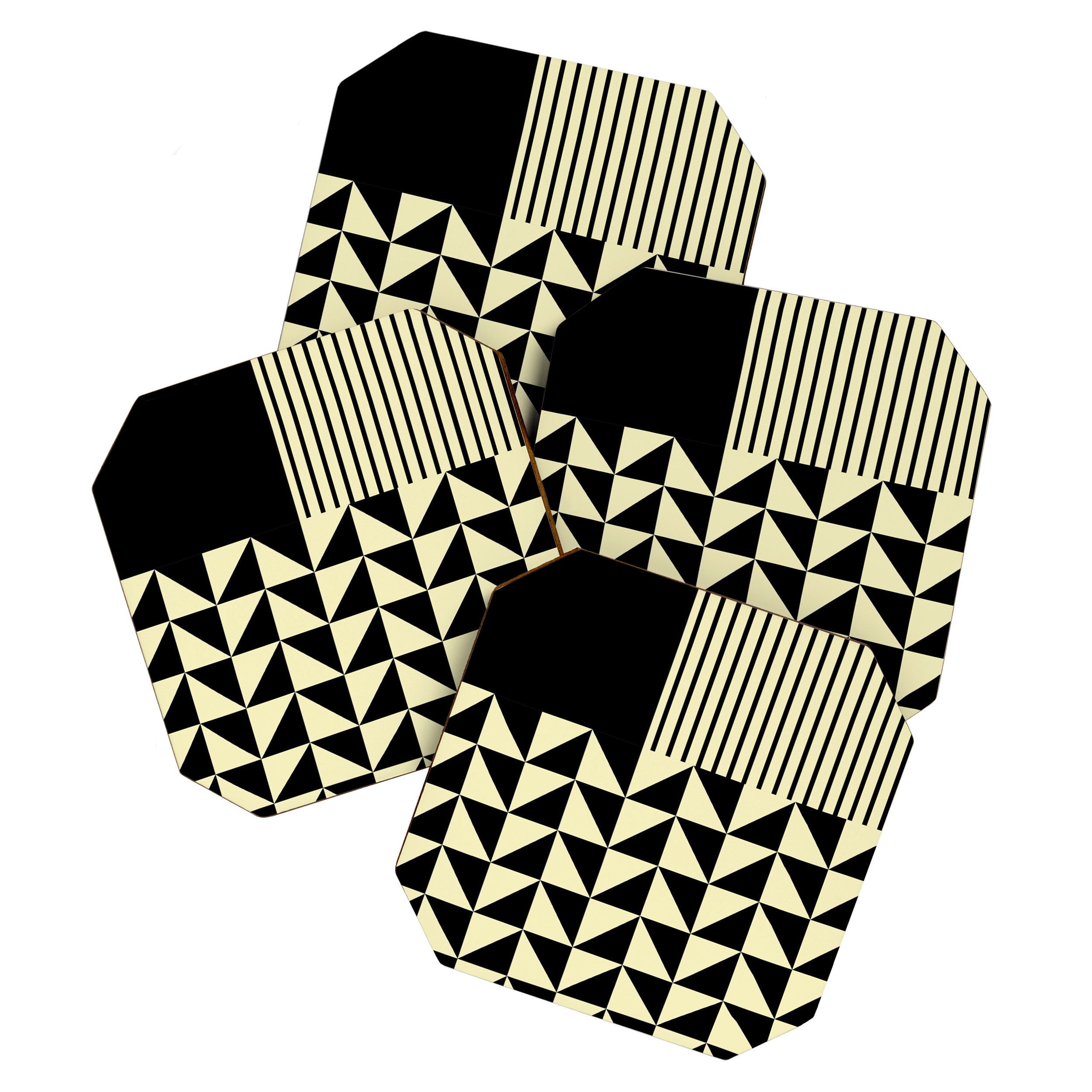Dynamic Duo Shapes  Coaster Gallery Image 1
