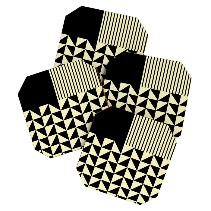 Dynamic Duo Shapes  Coaster Gallery Image 1