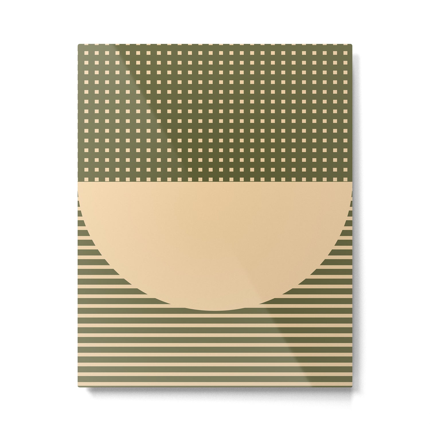 Geometric Spring Abstract - Pantone Warm color Metal Print Gallery Image 4