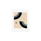 Gray Pink Black - Minimalist Abstract  Art Print Gallery Image 1