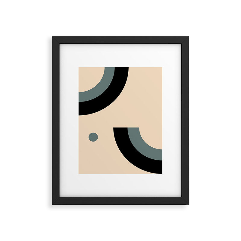 Gray Pink Black - Minimalist Abstract  Framed Art Print Gallery Image 5