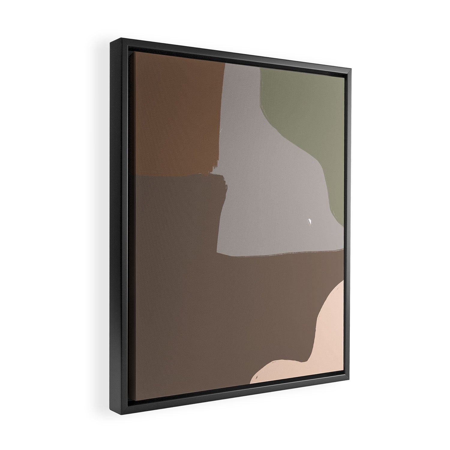 In Between Forms Framed Canvas Print Gallery Image 2