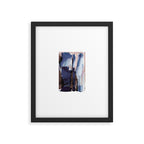 Indigo Brushwork Framed Art Print Gallery Image 5