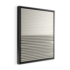 Linear Harmony - Pastel Brush Line  Framed Canvas Print Gallery Image 2
