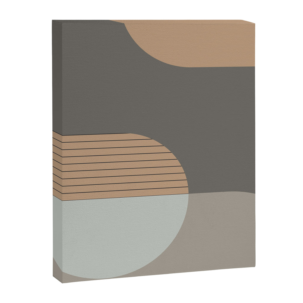 Linen and Stone - Abstract Composition Canvas Print Gallery Image 6