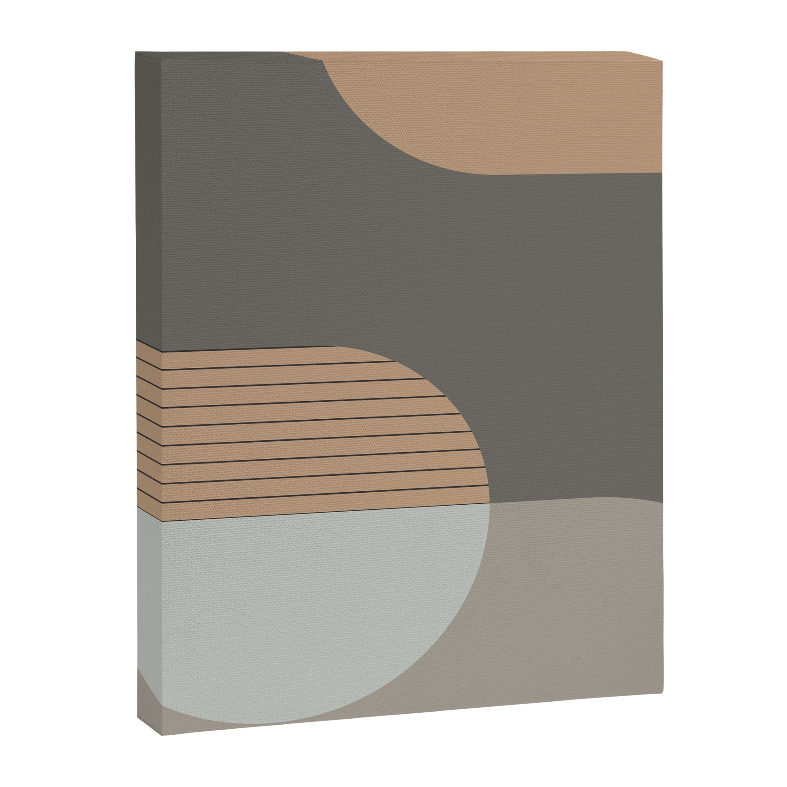 Linen and Stone - Abstract Composition Canvas Print Gallery Image 6