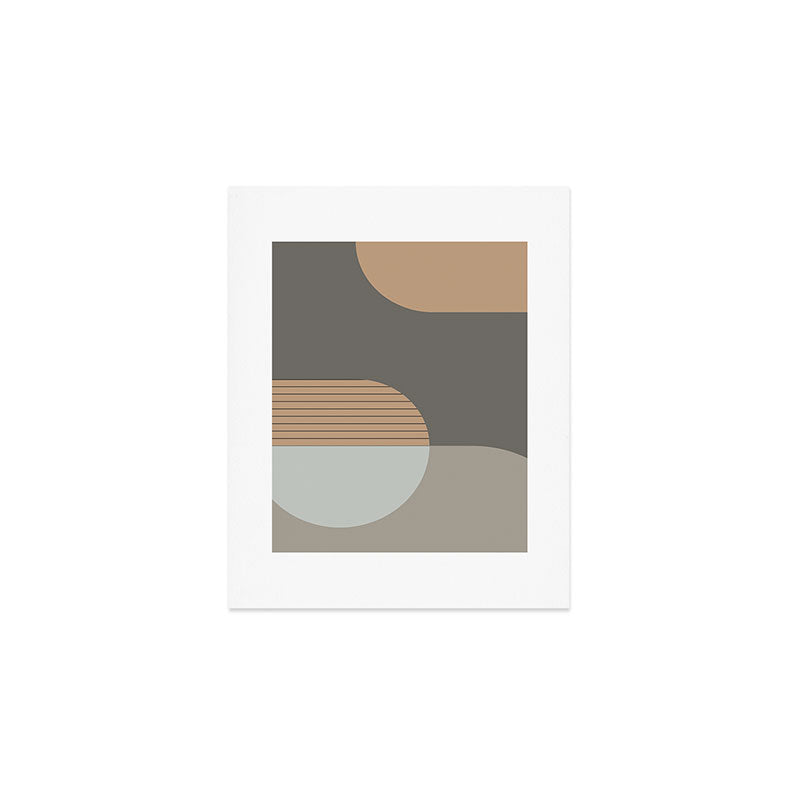 Linen and Stone - Abstract Composition Art Print Gallery Image 1