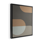 Linen and Stone - Abstract Composition Framed Canvas Print Gallery Image 2