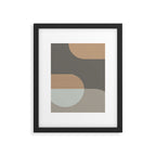 Linen and Stone - Abstract Composition Framed Art Print Gallery Image 5
