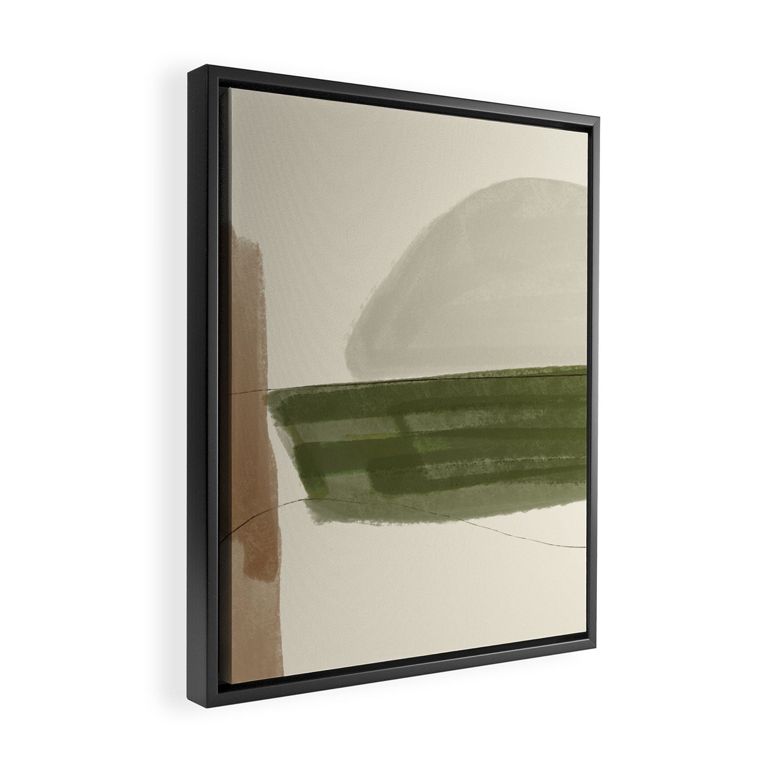 Minimalist Abstract  Framed Canvas Print Gallery Image 2
