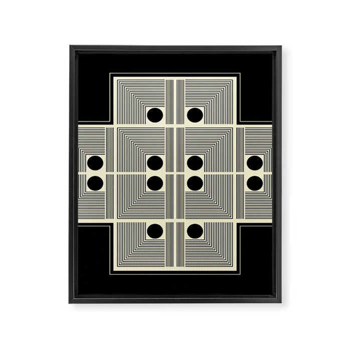 Pattern of Emergence Framed Canvas Print Gallery Image 1