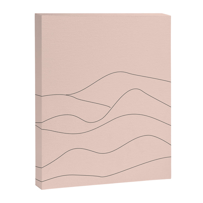Pink Mountains Canvas Print Gallery Image 1