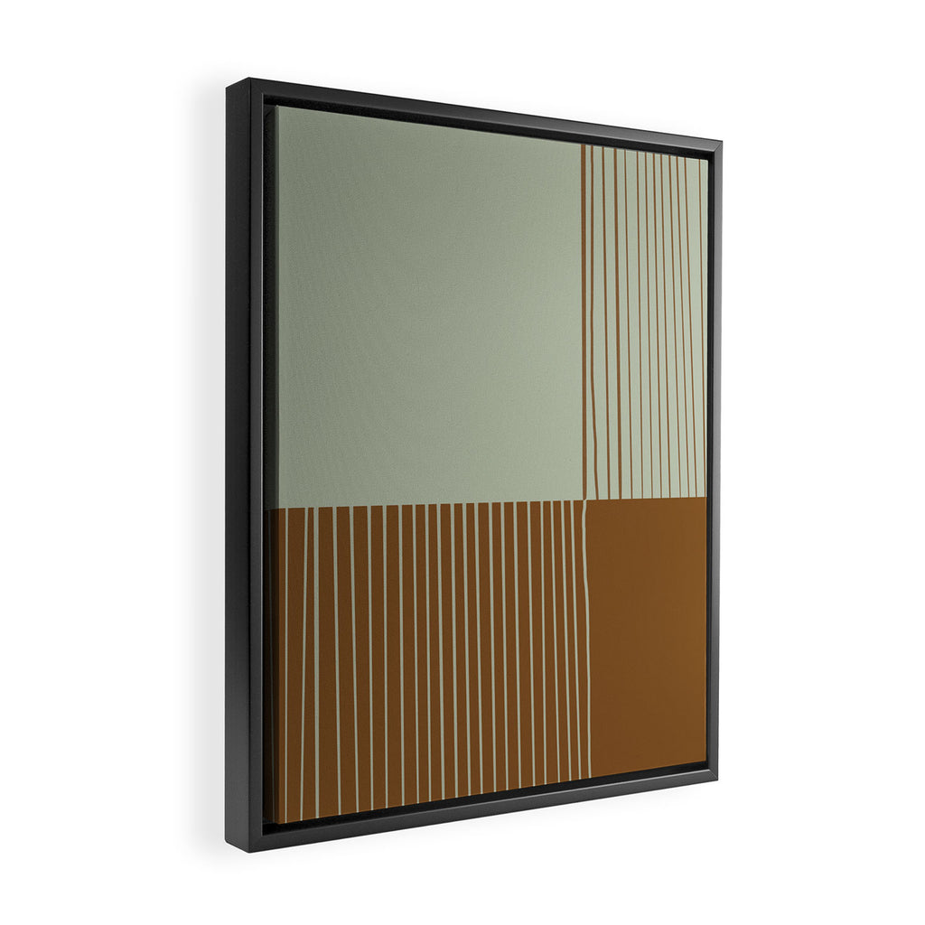 Sage and Sienna Framed Canvas Print Gallery Image 2