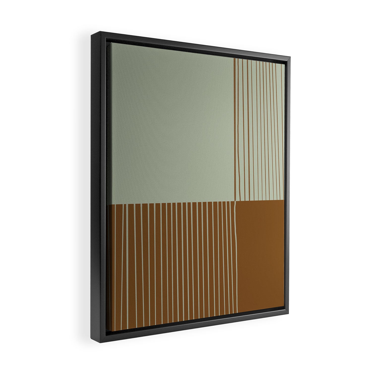 Sage and Sienna Framed Canvas Print Gallery Image 2