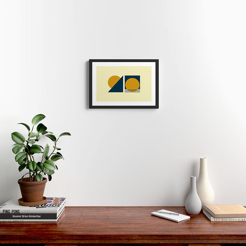 Sunrise and Sunset Framed Art Print Gallery Image 2